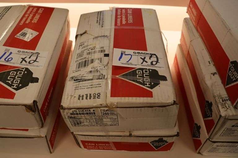 Times 2 - Cases of Tough Guy 26.5" x 45" trash bags