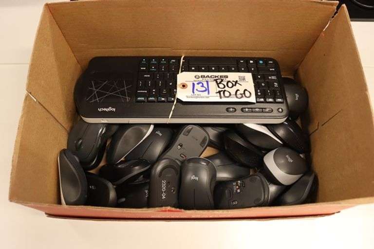 Box to go - Assorted CPU mice with 1 keyboard