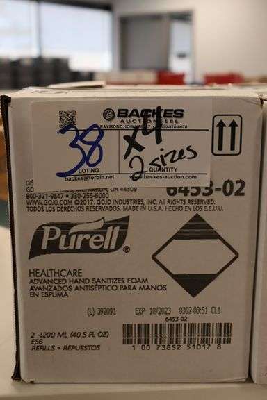Times 4 - Boxes of Purell hand sanitizer