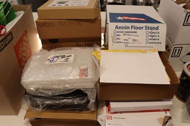 All to go - File organizers, floor stand, & more