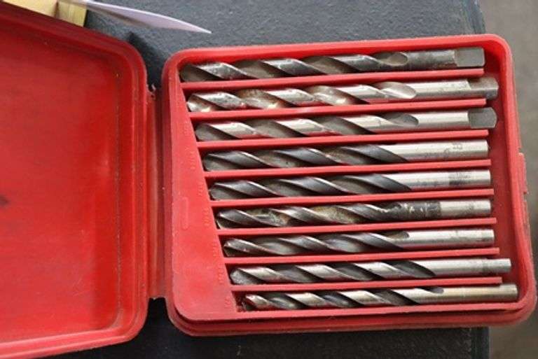 Set of Allied drill bits Backes Commercial Auctioneers