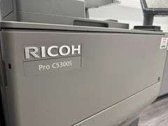 Ricoh Pro C5300S multi purpose copier with finisher - finisher will need to be removed to get it out of building