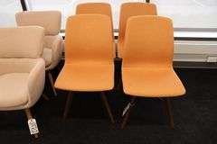 Times 4 - Orange tweed office chairs