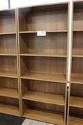 Times 3 - 30" x 72" x 14" wood laminate book cases - nice