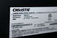Christie UHD982-P LCD panel monitor with remote