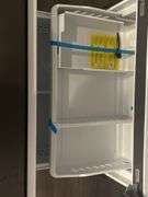 GE GNE27JYMKFFS stainless 2 door top mount refrigerator - nice  - doors will most likely have to be taken off to remove