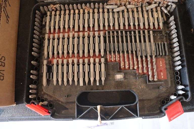 Drill & bit kit Backes Commercial Auctioneers