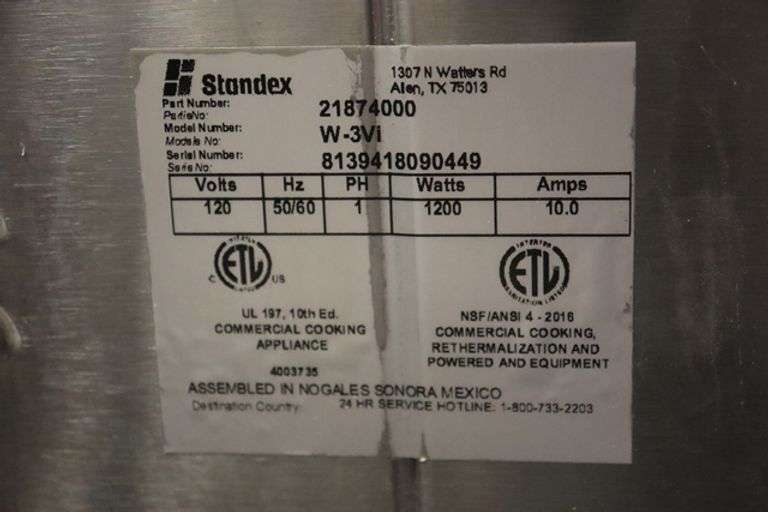 APW Wyott 12" x 20" food warmer with inset pans Backes Commercial