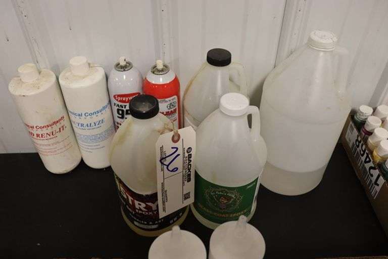 All to go fast set epoxy, Renuit, & neutralize Backes Commercial