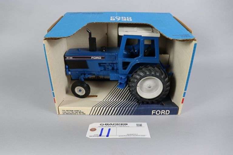 JLE Ford 8730 Die Cast Tractor In Box 1 16 Scale Backes Commercial 