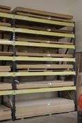 Times 2 - Sections of 4' x 8' x 12' tall pallet racking with wood ...