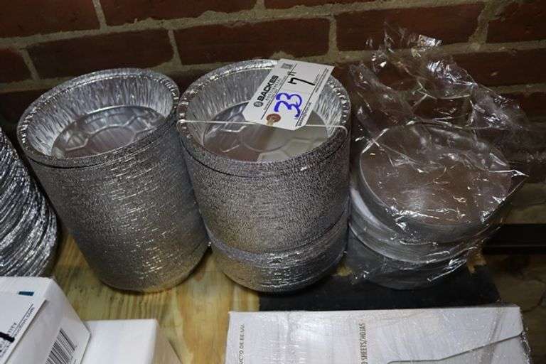 All to go - 7" Round aluminum to go containers w/ lids