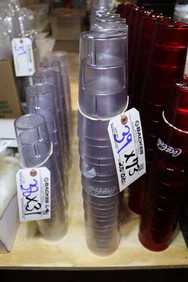 Times 73 - 20 oz. clear Coke drink glasses