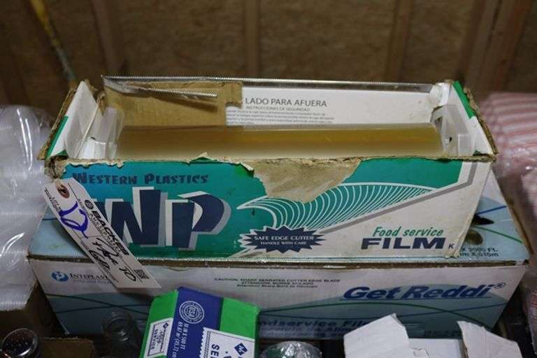Pair to go - 12" & 18" rolls of food film - over half rolls