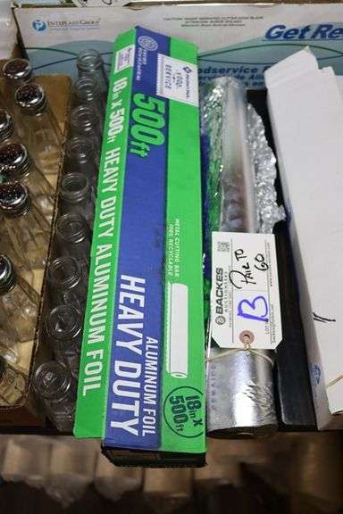 Pair to go - 18" Rolls aluminum foil - 1 missing box