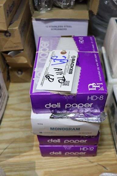 All to go - 2 New & 2 Open aluminum & paper deli sandwich wrap