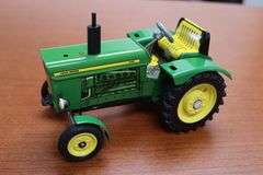 John Deere 3120 Kovap Tin Wind Up Tractor from Czech