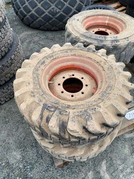 4x Bobcat Tires With Rims 12 x 16.5