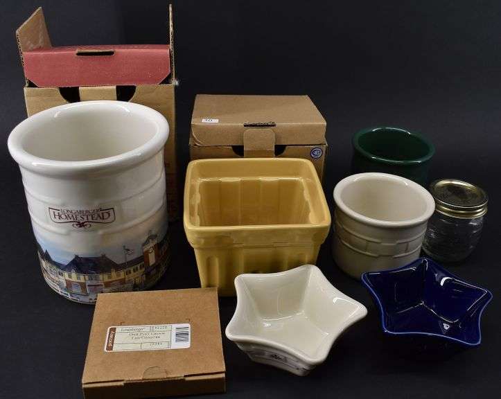 Assorted Longaberger Pottery BHD Auctions