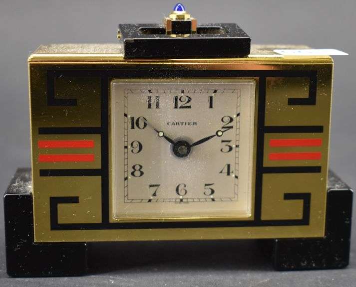 Cartier Art Deco Desk Clock BHD Auctions