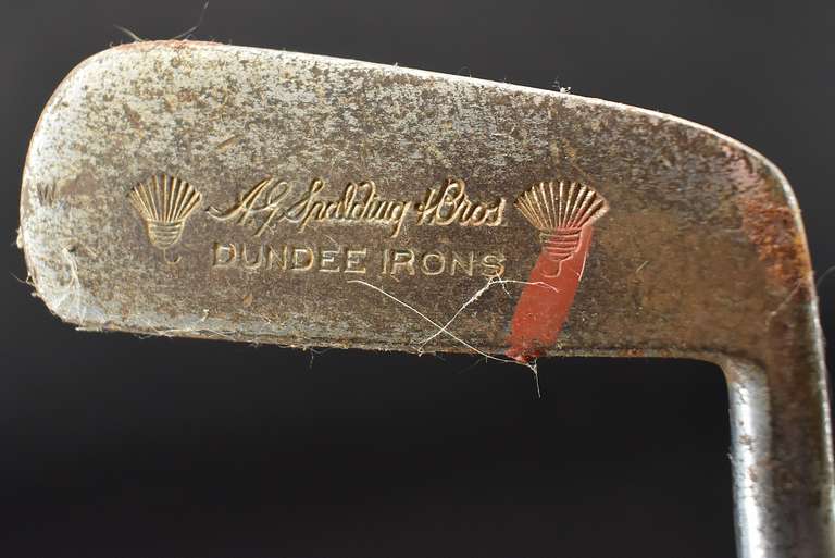 AJ Spalding Bros. Dundee Irons Wood Shaft Golf Club BHD Auctions