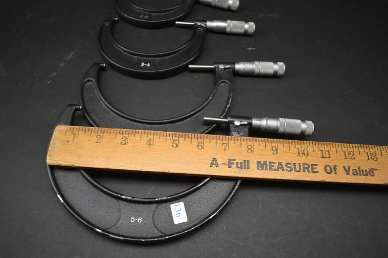 Set of 4 Brown & Sharpe Micrometers BHD Auctions