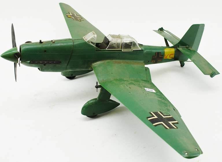 Cox Thimble Drome Stuka Gas Engine Powered Control Line Model Airplane