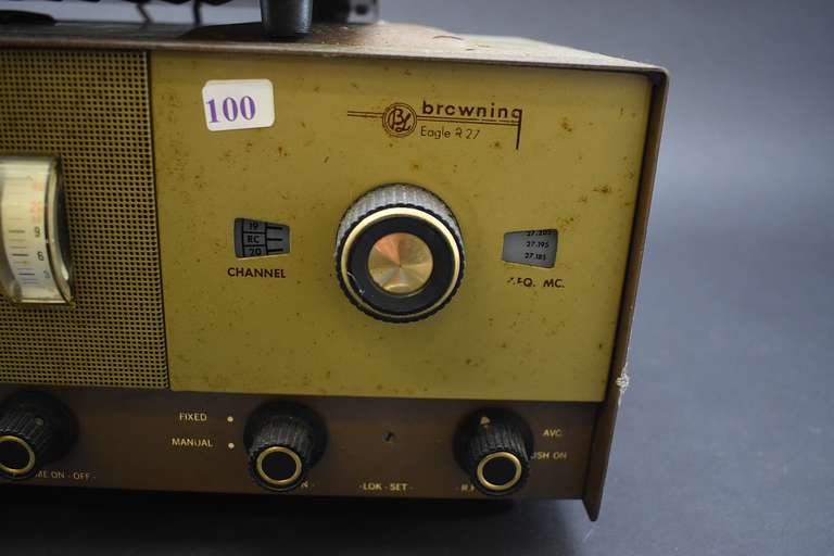 Browning Eagle Model R27 Receiver and and S23 Transmitter Short Wave