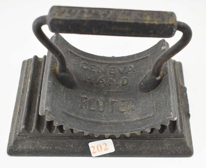 Cast Iron Geneva Hand Fluter BHD Auctions