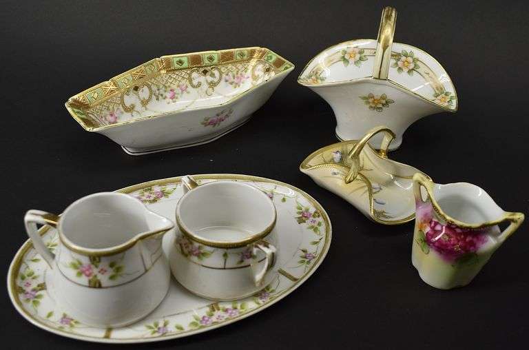 Assorted Hand Painted Nippon Pieces BHD Auctions