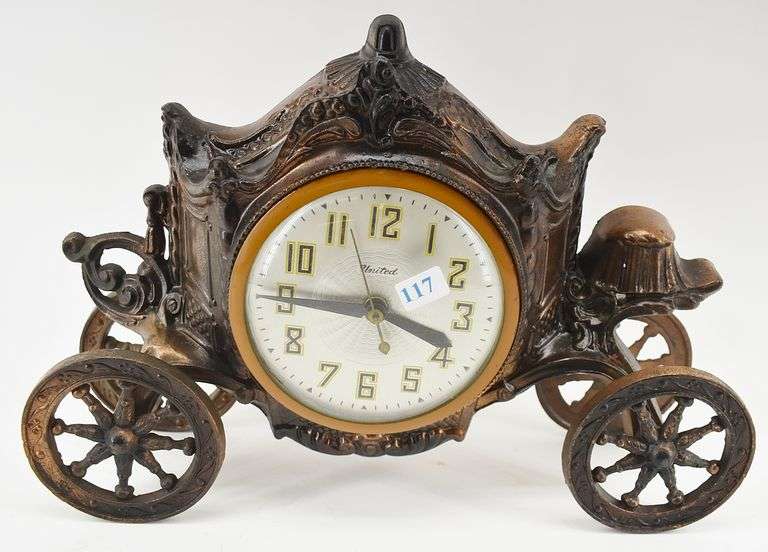 United Electric Carriage Clock Working BHD Auctions