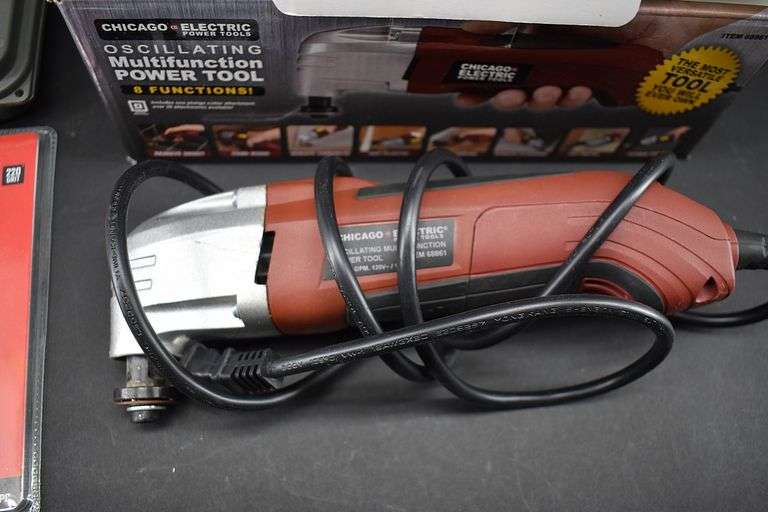 Chicago Electric Oscillating Multifunction Power Tool, Drill Master