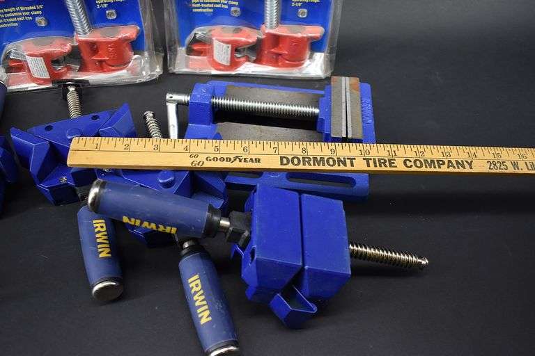 Assorted Clamps Irwin and Pittsburgh Pipe Clamp Sets BHD Auctions