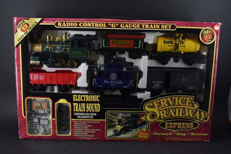Service Railway Express Radio Control G Gauge Train Set BHD Auctions