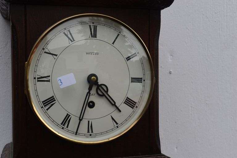 Welby 8 Day Grandmother Clock No Key 10x7x66.5 BHD Auctions