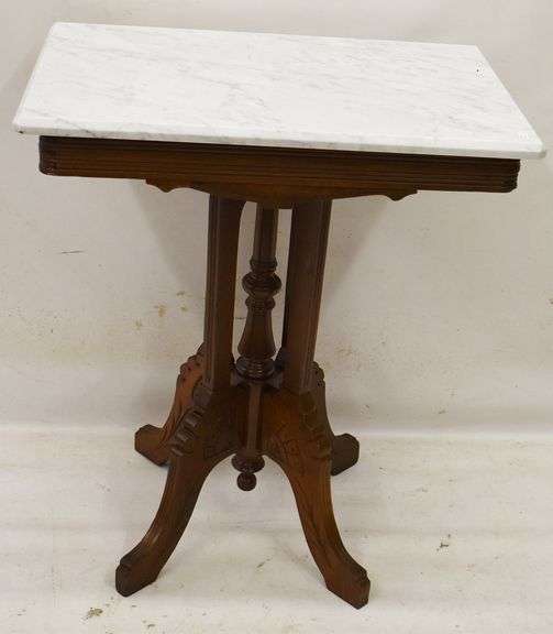 Victorian Marble Top Table BHD Auctions