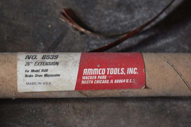 Central Tool Brake Drum Wear Limit Gauge, Ammco Brake Drum Micrometer