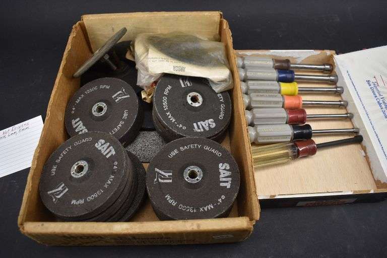 Grinder Wheels and Nut Drivers BHD Auctions