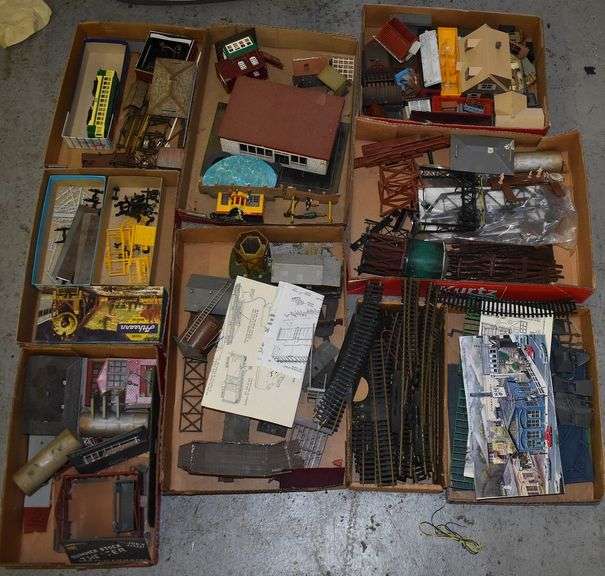 Large Lot AS Found HO Scale Train Accessories BHD Auctions