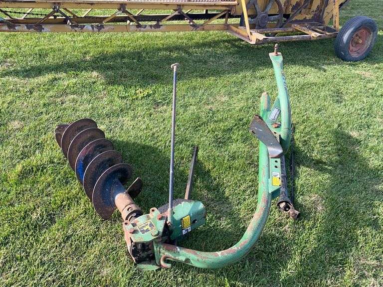 John Deere Post Hole Auger Booker Auction Company