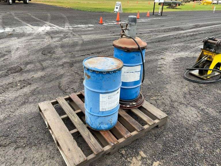 Heavy Duty Grease Barrels Booker Auction Company