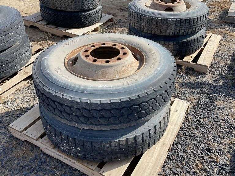 11R22.5 Truck Tires and Rims Booker Auction Company