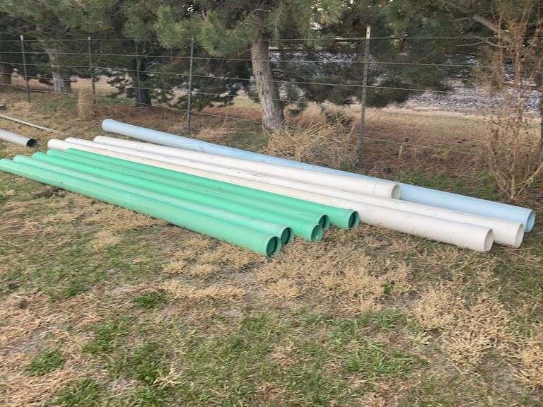 6” SDR 35 Sewer Pipe, 6” SCH 40 PVC Booker Auction Company