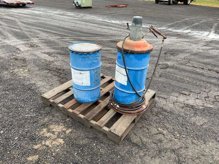 Heavy Duty Grease Barrels Booker Auction Company