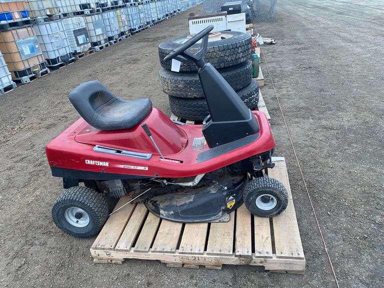 craftsman-riding-lawn-mower-booker-auction-company
