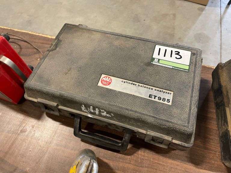 MAC ET985 Cylinder Balance Analyzer Booker Auction Company