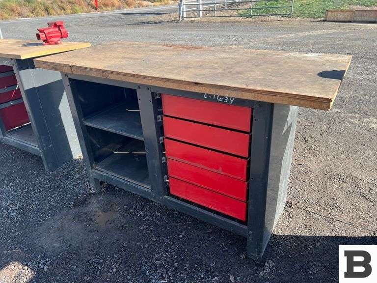 Tool Box Work Bench Booker Auction Company