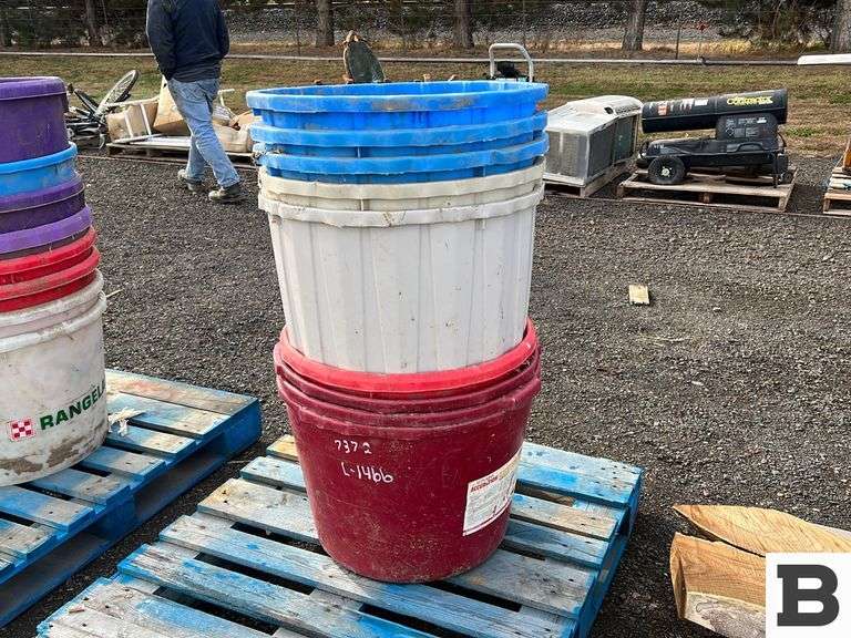 Plastic Mineral Tubs Booker Auction Company