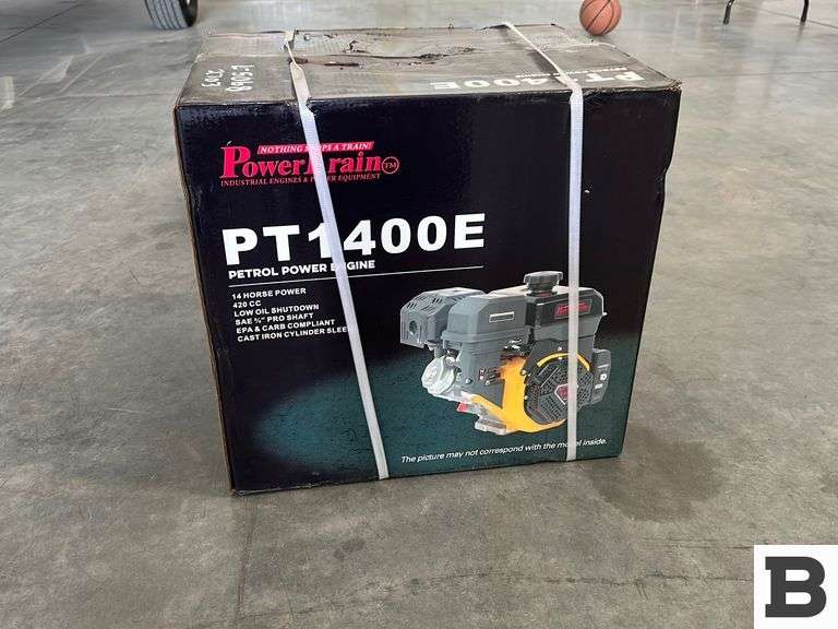 PowerTrain 14 hp engine Booker Auction Company