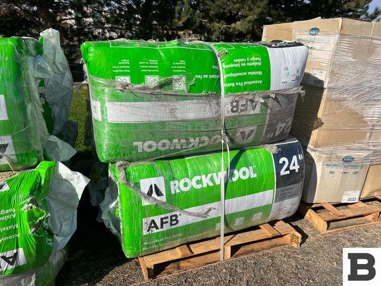 Rockwool Acoustical Fire Batts - Booker Auction Company